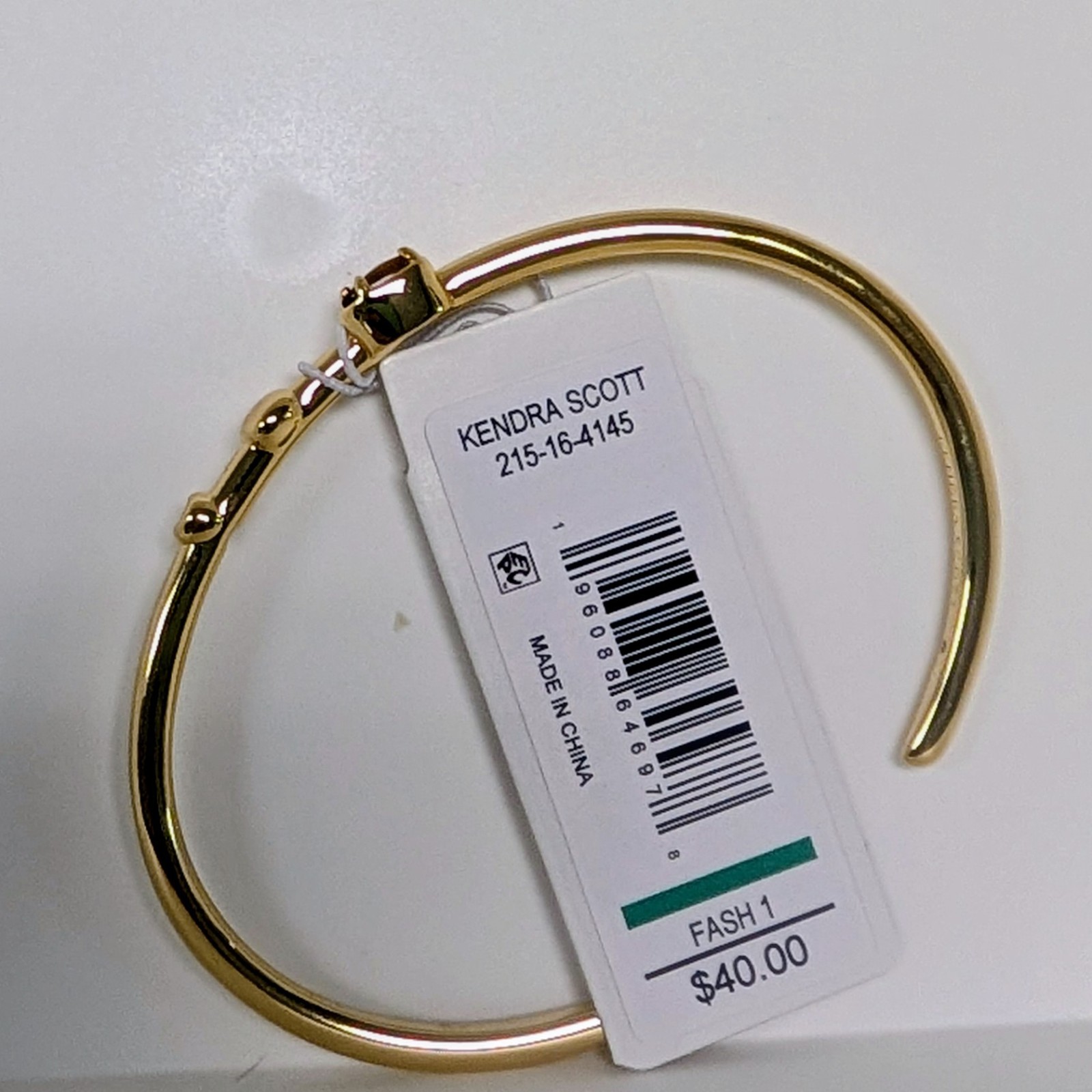 Kendra Scott Faye Brown Tiger’s Eye Cuff Bracelet