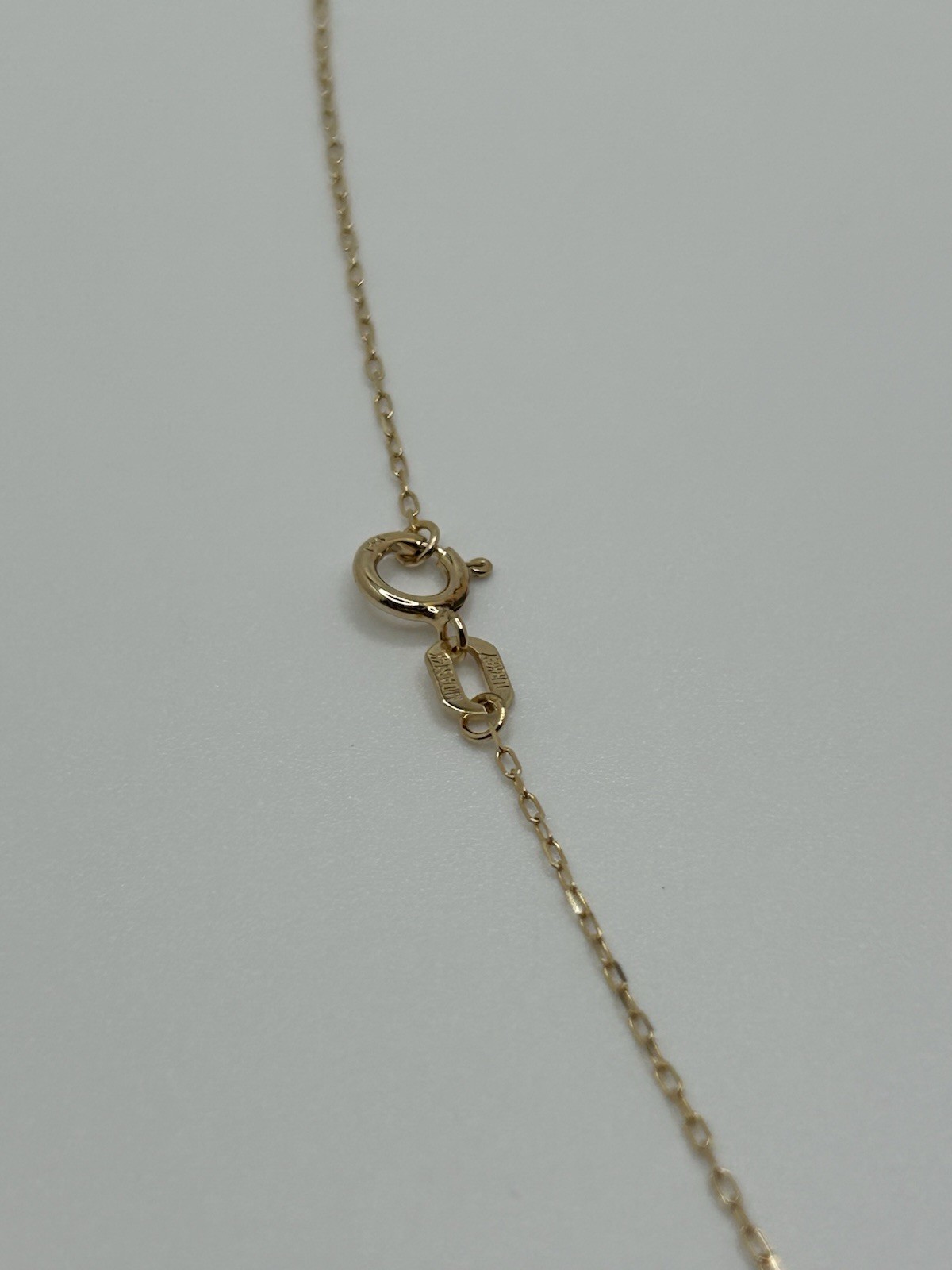 14k Gold Garnet And Diamond Pendant 18 Inch Necklace 1mm Diamond Cut Natural