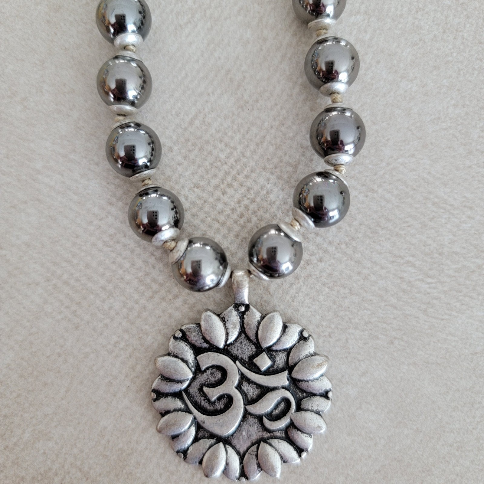 Necklace Pendant Earrings Hematite Power Sets Happiness Harmony Liz Claiborne