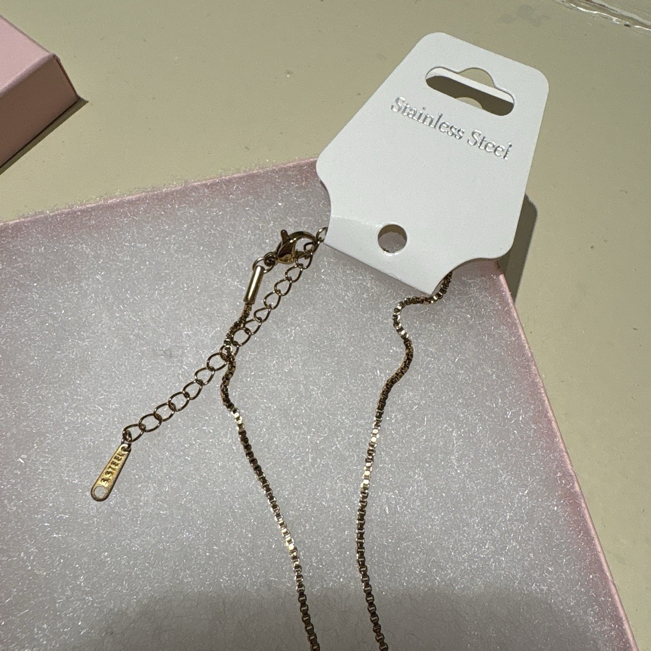 Stainless Steel Gold Lemon Stamp Necklace For Women