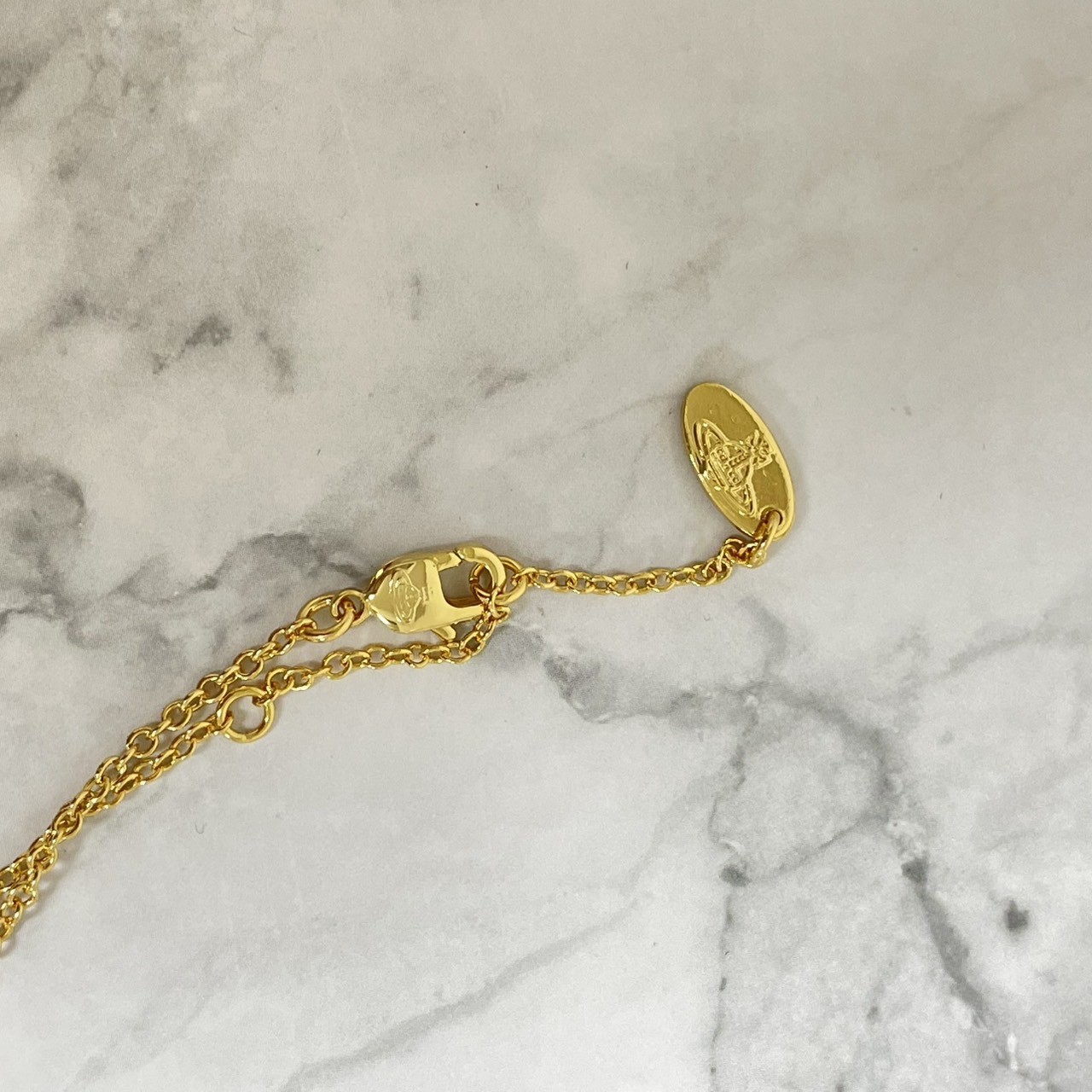 Vivienne Westwood Necklace Shooting Star Orb Gold 46cm w/Pouch NO BOX