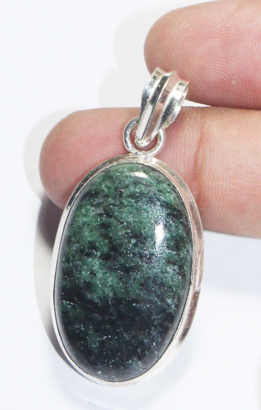 Ruby Zoisite Oval Shape Handmade Gemstone Pendant Jewelry Pendent Size 1.5 Inch