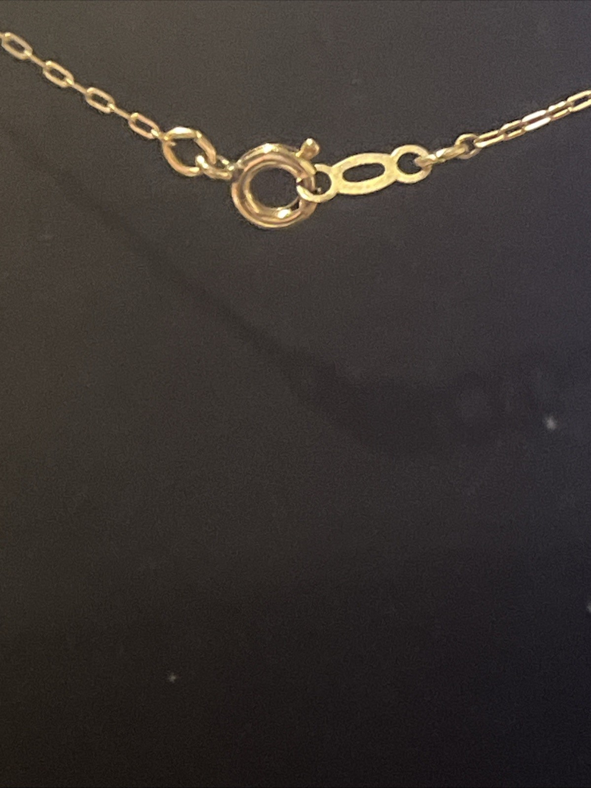14k Yellow GF necklace Pendant Rose Dainty Chain Women’s Jewelry 17” Charm