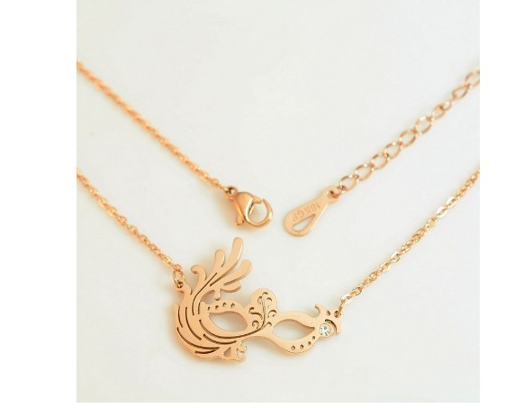 28mm New Gold Plated Titanium Phoenix Max Pendant Necklace Chain 16″-18″ Gift