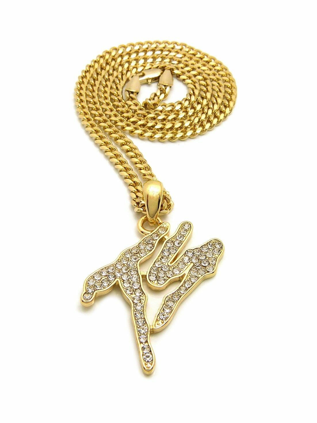 Hip Hop Iced Terror Squad Ts Pendant & 24″ Box, Rope, Cuban Chain Bling Necklace