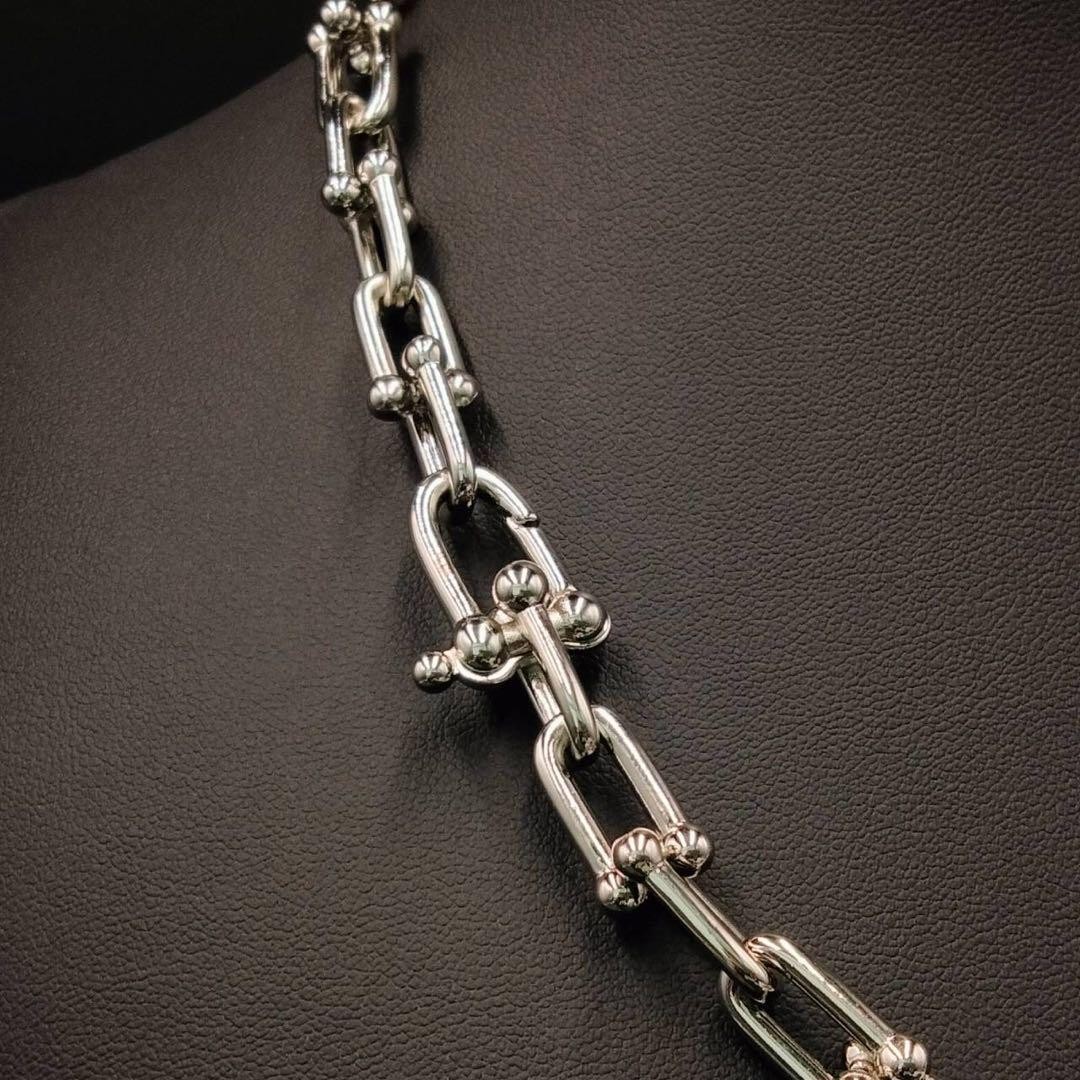 , Very Rare Hardware Necklace For Women And Men, Silver Chain.