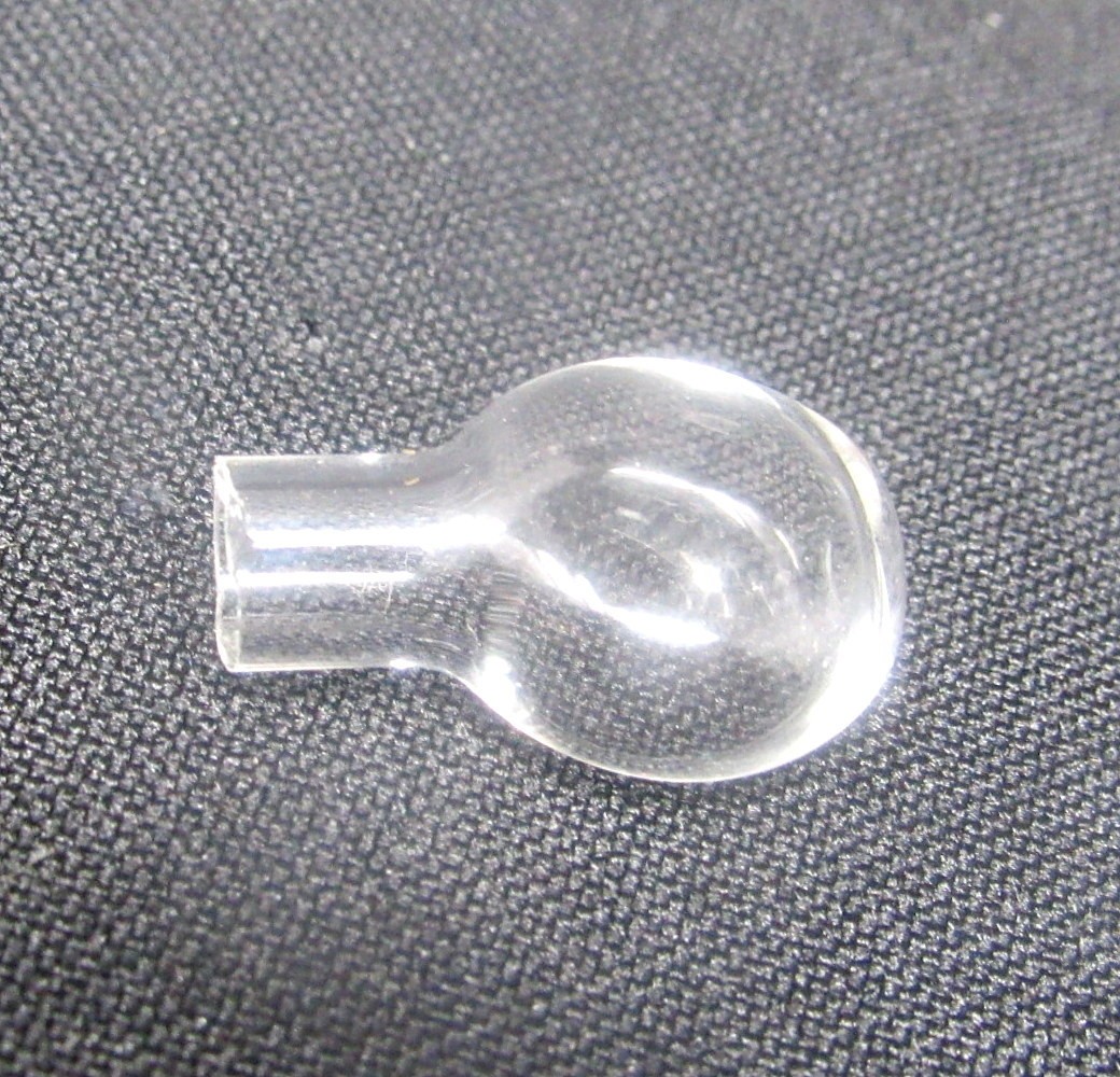 Bottle Flask Clear Glass Vial 1inch Charm Cremation Ashes US Seller T