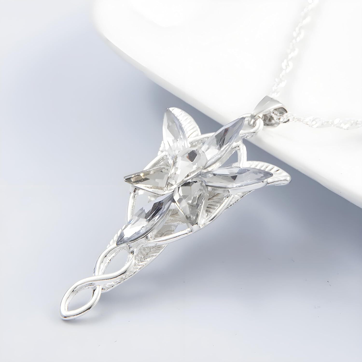 Arwen Evenstar Necklace LOTR Lord Power Pendant Jewelry Gifts for Men Women Her