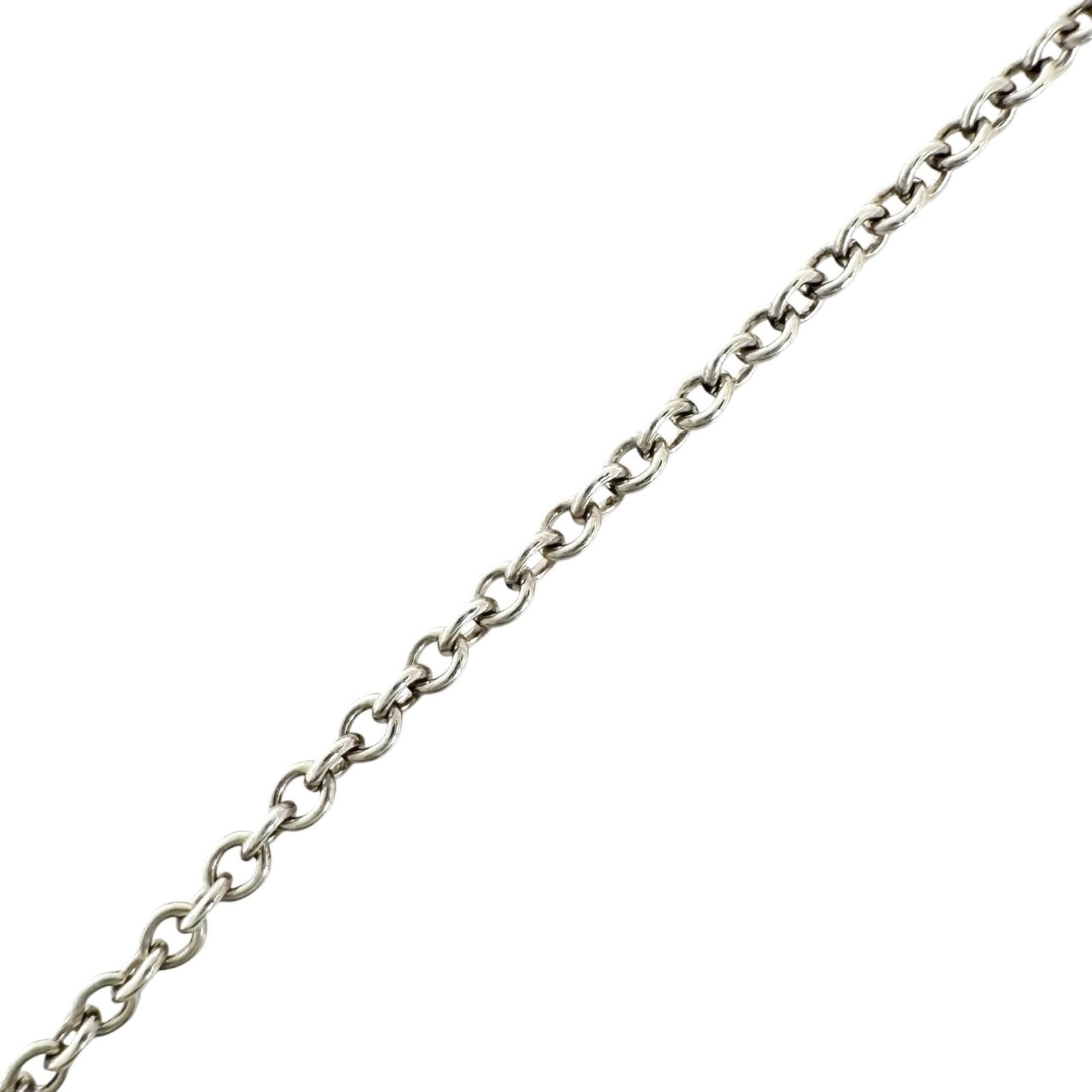 TIFFANY&Co. Elsa Peretti Double Loop Necklace Silver925 Women