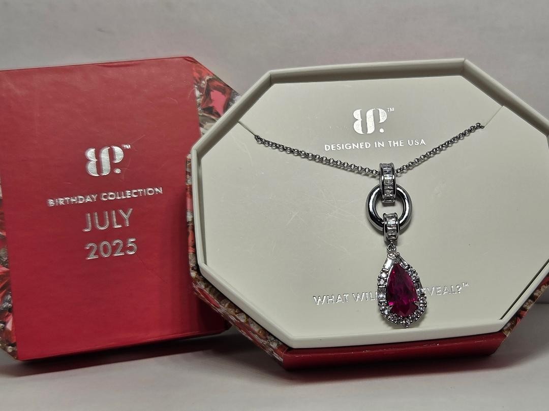 Bomb Party Necklace NK91451 “Always A Blazing Beauty” July 2025 Birthday