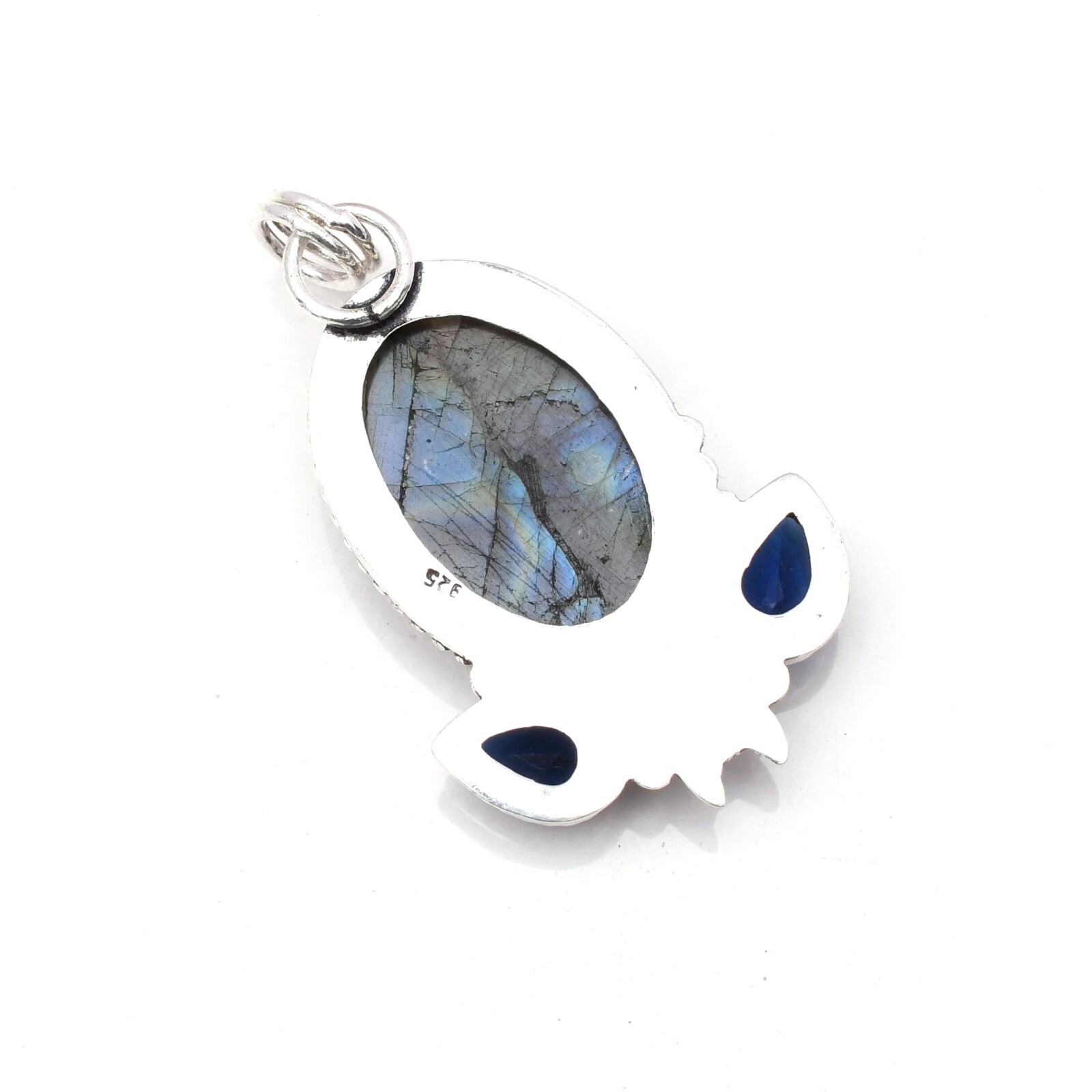 Labradorite Gemstone 925 Sterling Silver Handmade Jewelry Pendant 1.97″