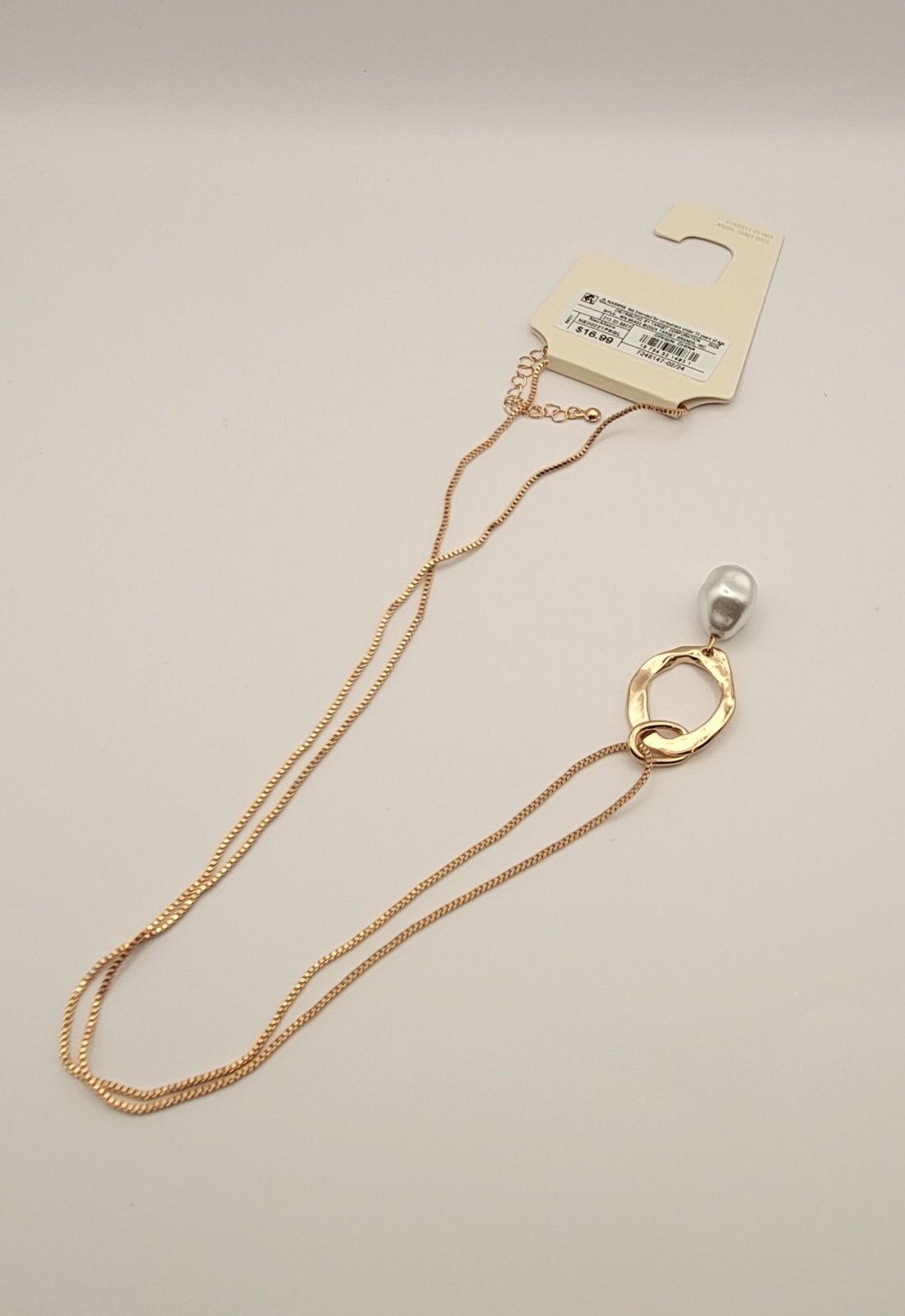 A New Day Gold Necklace (14″)