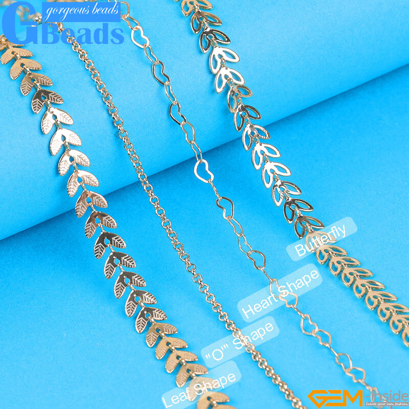 39.3inch Brass 14K Gold Filled Women Cable Chains for Necklace Jewelry Making