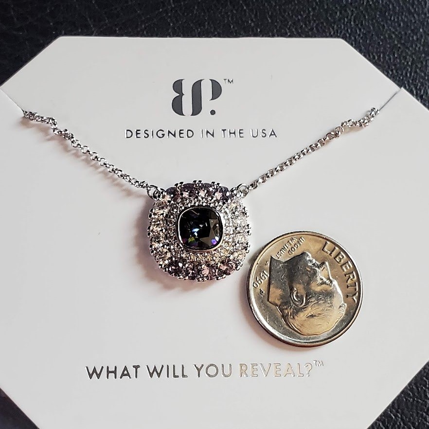 Bomb Party What A Stunner Necklace June 2025 Lab Alexandrite Rhodium Plated