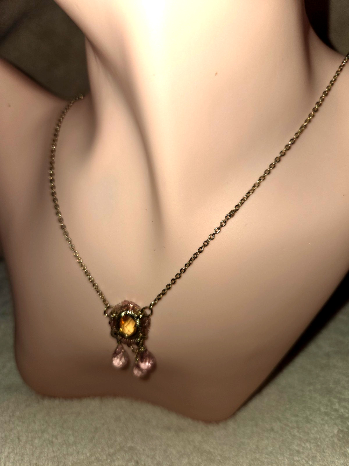 Necklace Pendant, Dana Kellin for Target, Fashion Jewelry, GUC, 16-20 in., Nice!