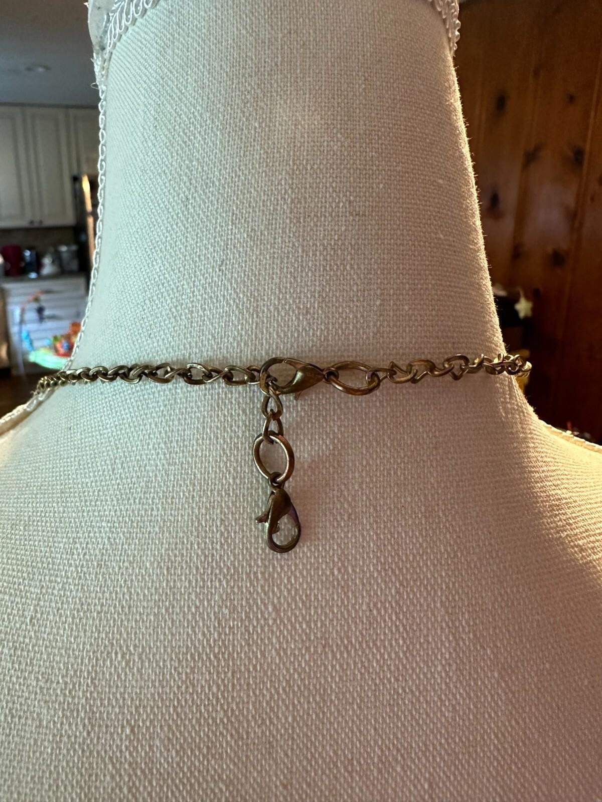 Womens Fashion Boho Necklace Silver Chain w/ Colorless Stones!!!