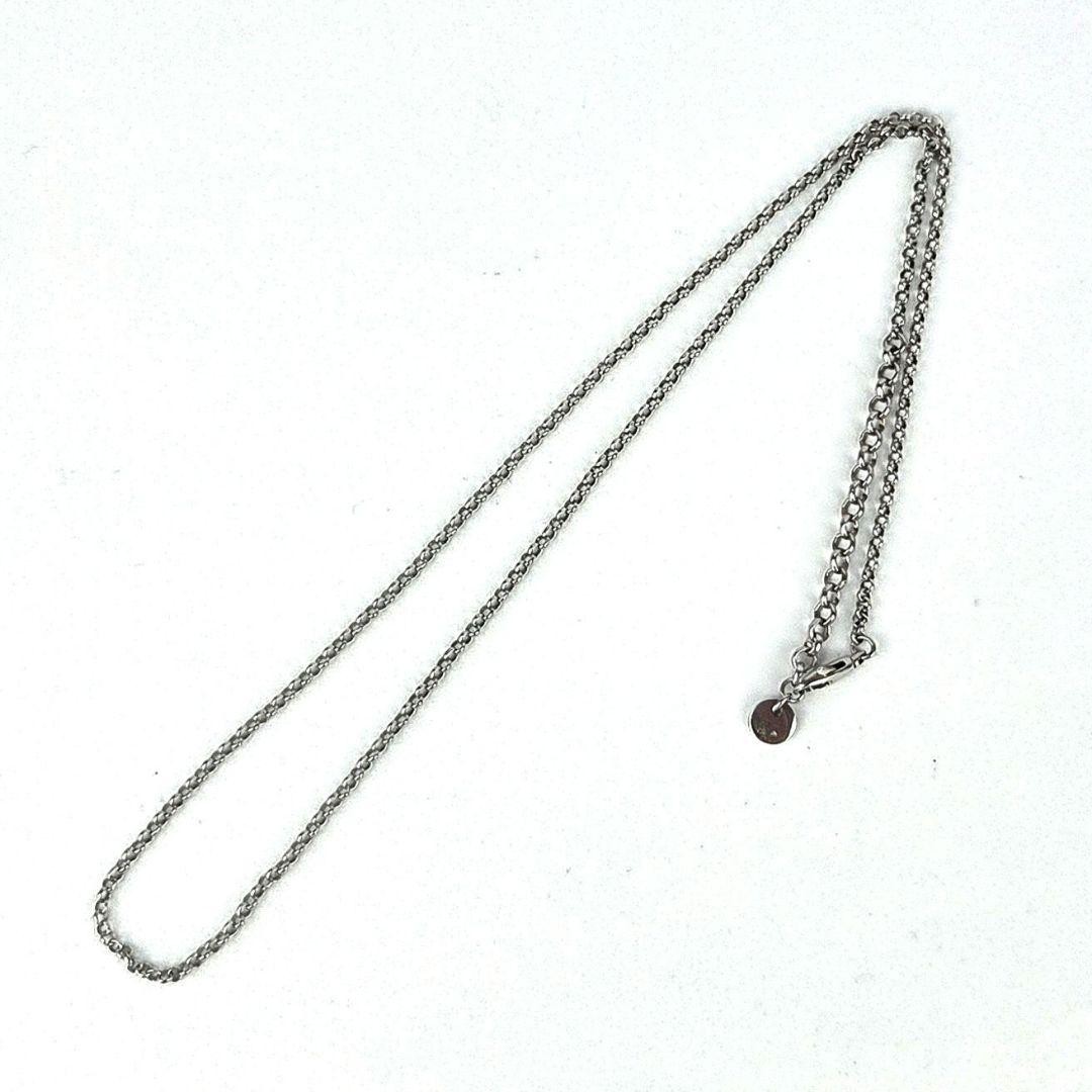 Excellent Gucci Figaro Chain, 50 Length, 2.2 Width, Black Silver,