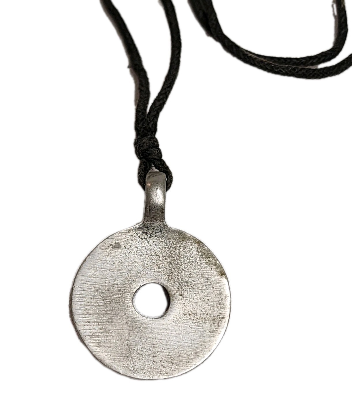 Zodiac Signs Pewter Pendant Charm Necklace Pewter Tone BlacK Cord Astrology