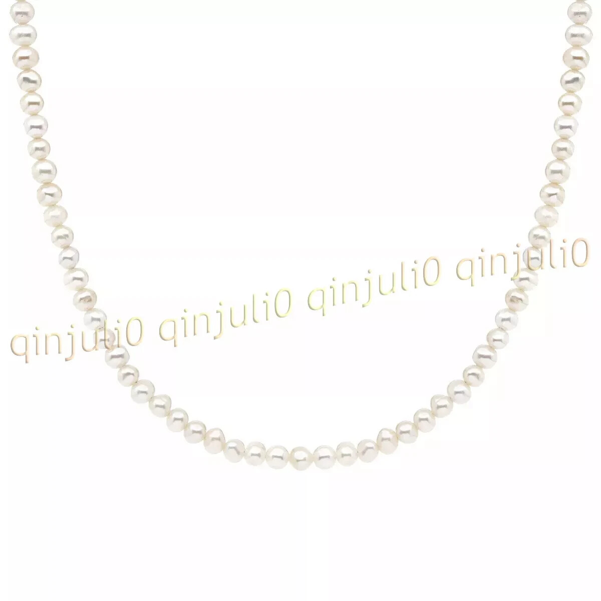 Mini Pearl 2-3mm Real Natural White Akoya Freshwater Pearl Necklace 13-26”