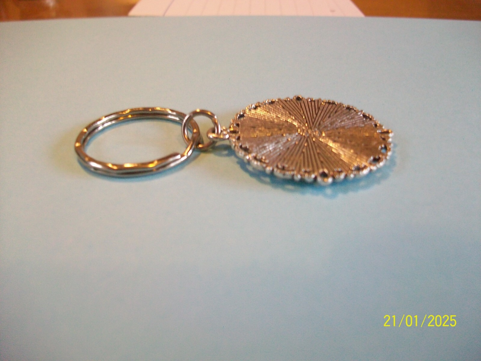 HALF PENNY – BRITANNIA – LIMITED EDITION – SILVER CASED KEY RING – 1917 to 1936