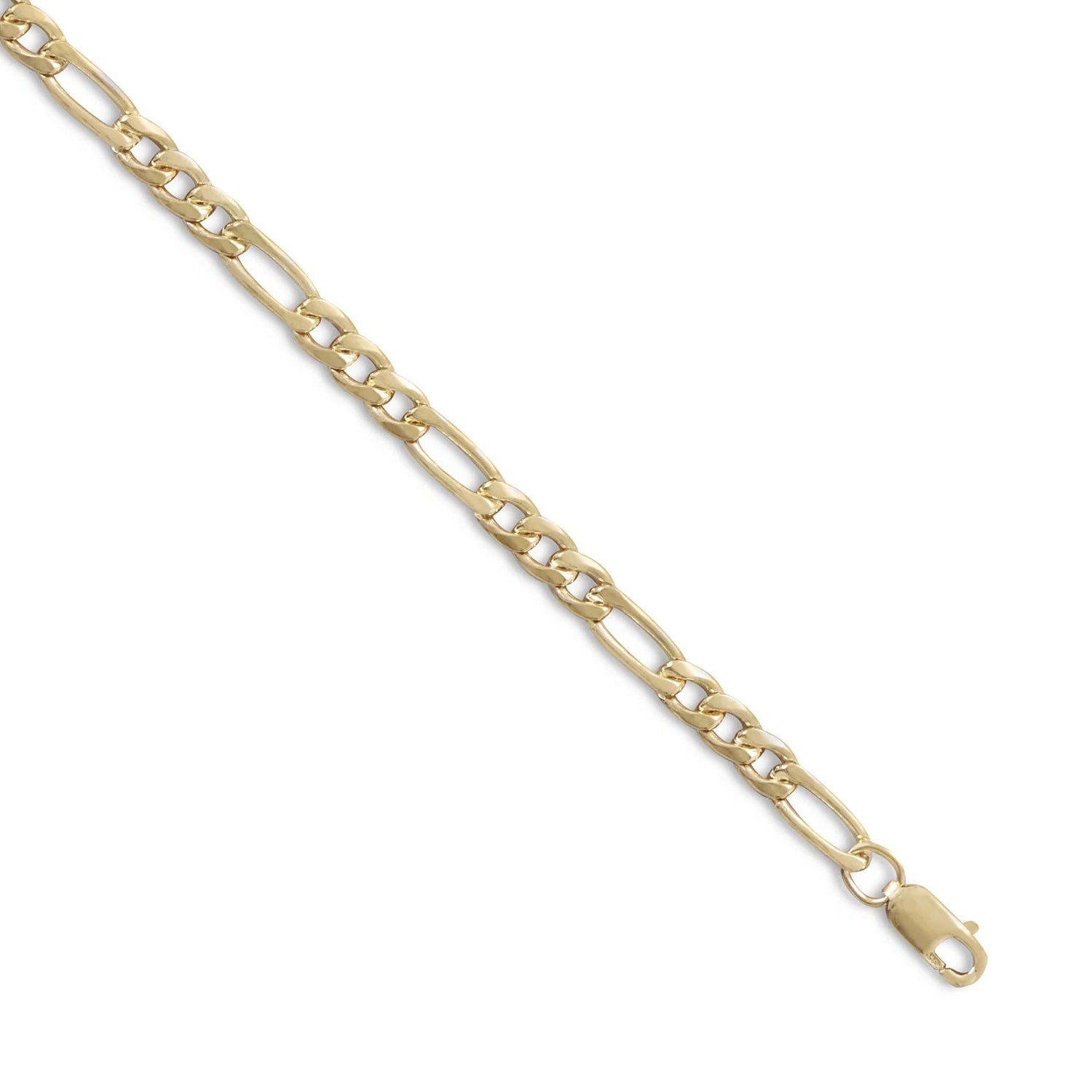 Figaro Chain Necklace 14/20 Gold Filled Lobster Clasp 3+1 3.6mm
