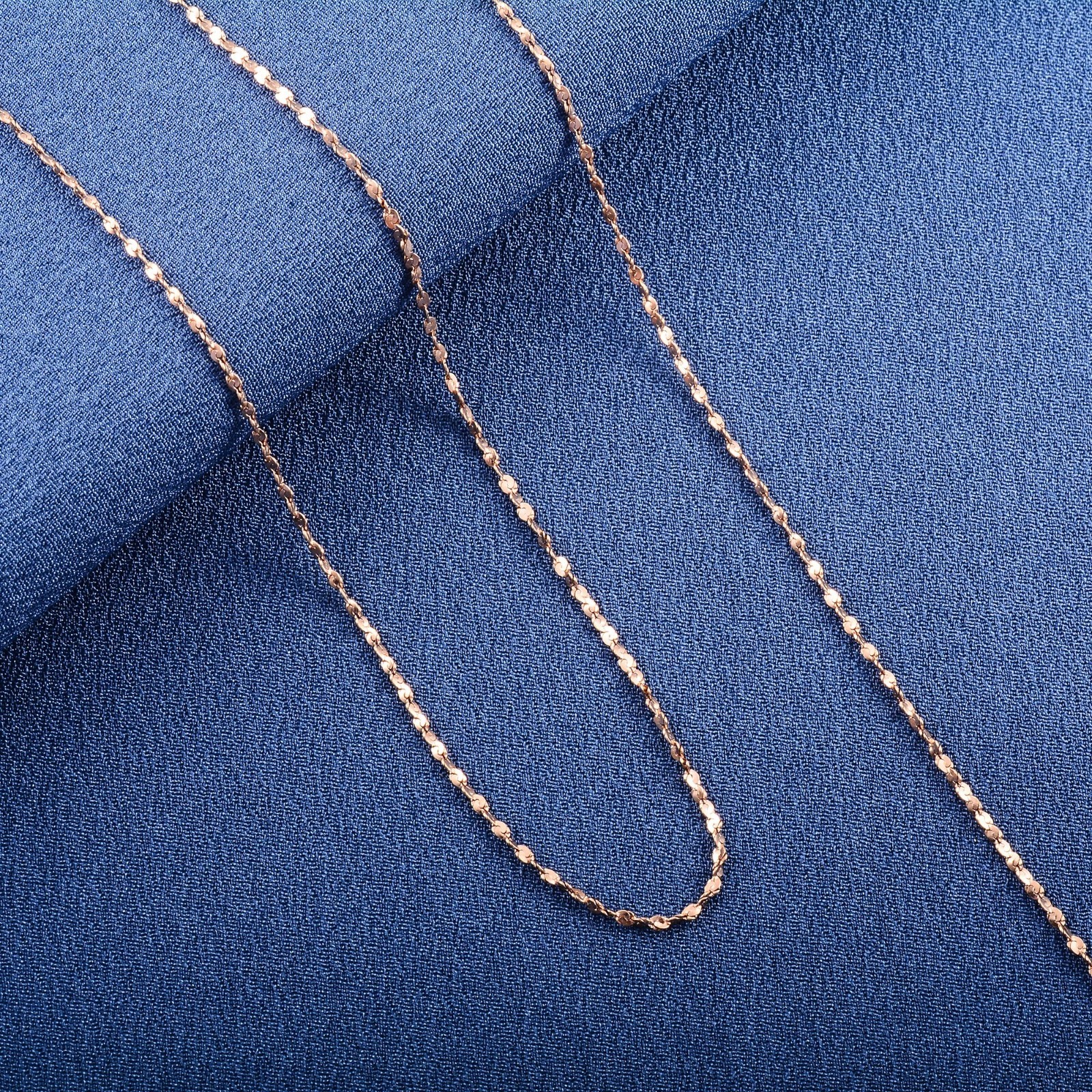 Necklace Chain Choker Dainty Glitter Steel Women, 14/30 inches 1.2/1.5/1.8mm