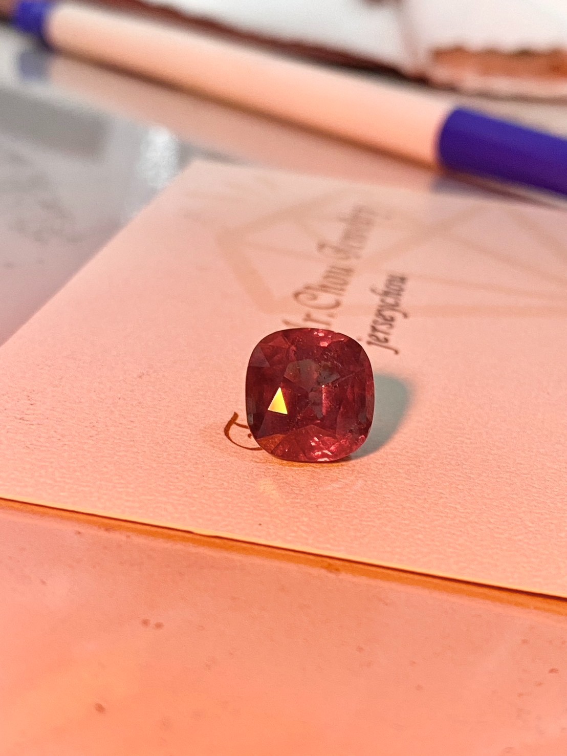 [jerseychou] Natural alexandrite 6.76 ct , GRS