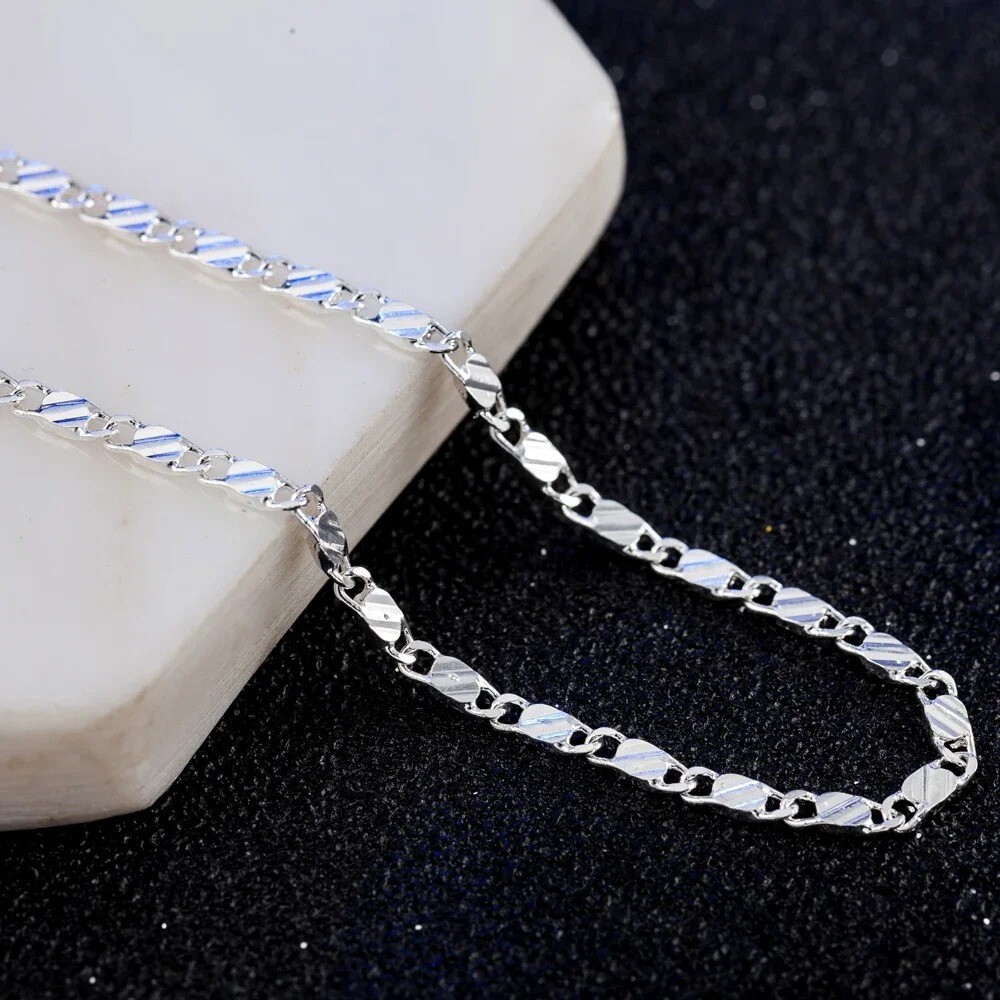 Cadena De Plata 925 18K Para Hombre Tu Puedes Lucir Elegante Y Atractivo