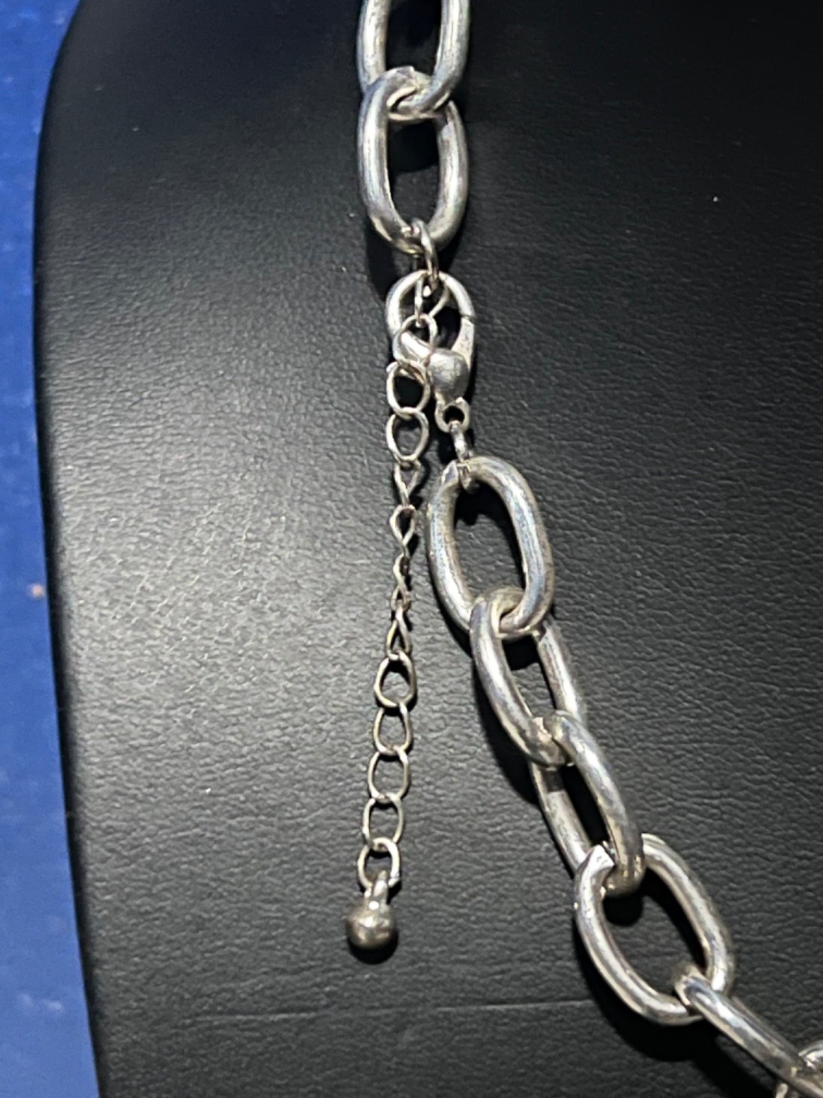 Silver-tone Various Cross Pendant Charms Chain-link Necklace