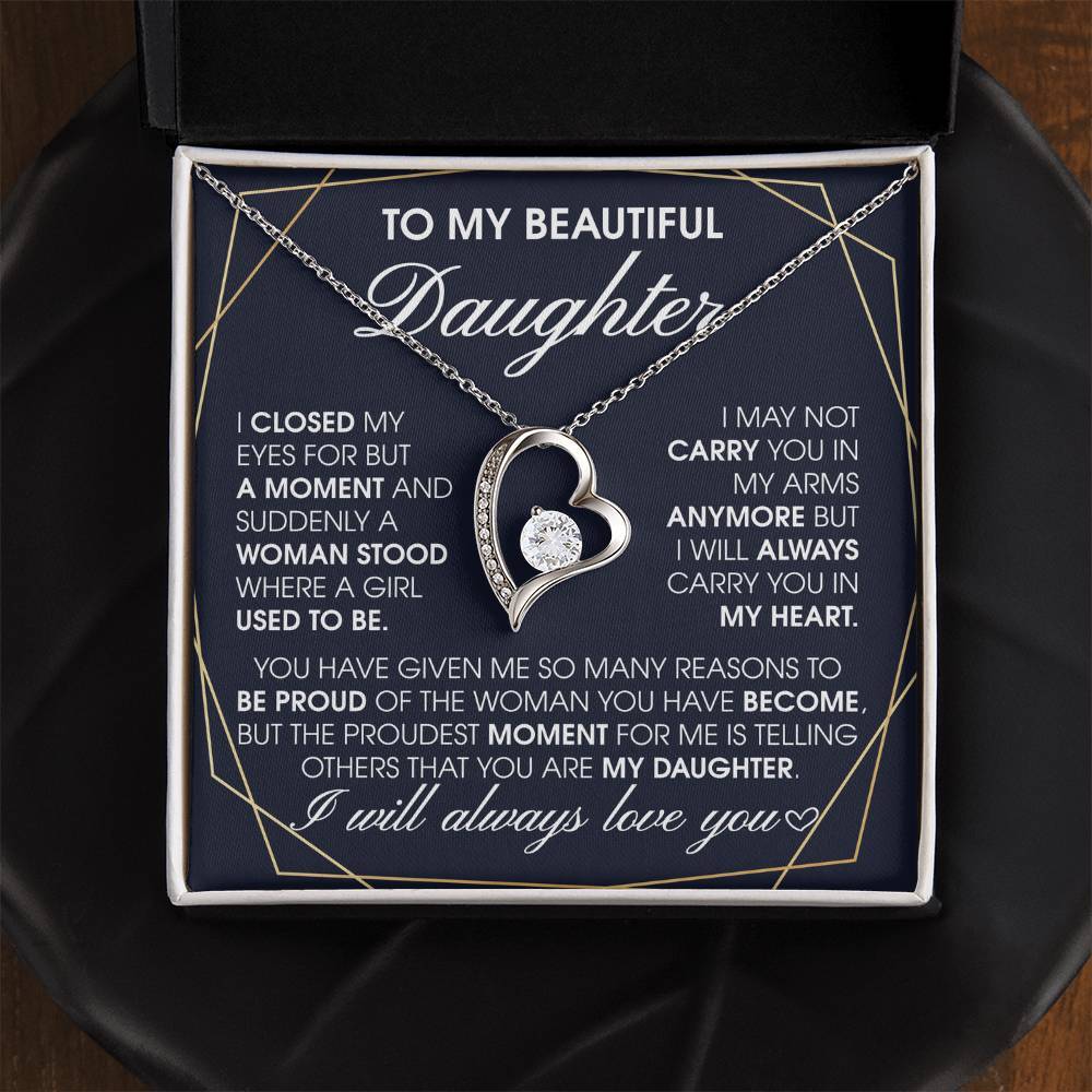 My Daughter, Daughter Necklace Jewelry, Gift For Daughter From Dad