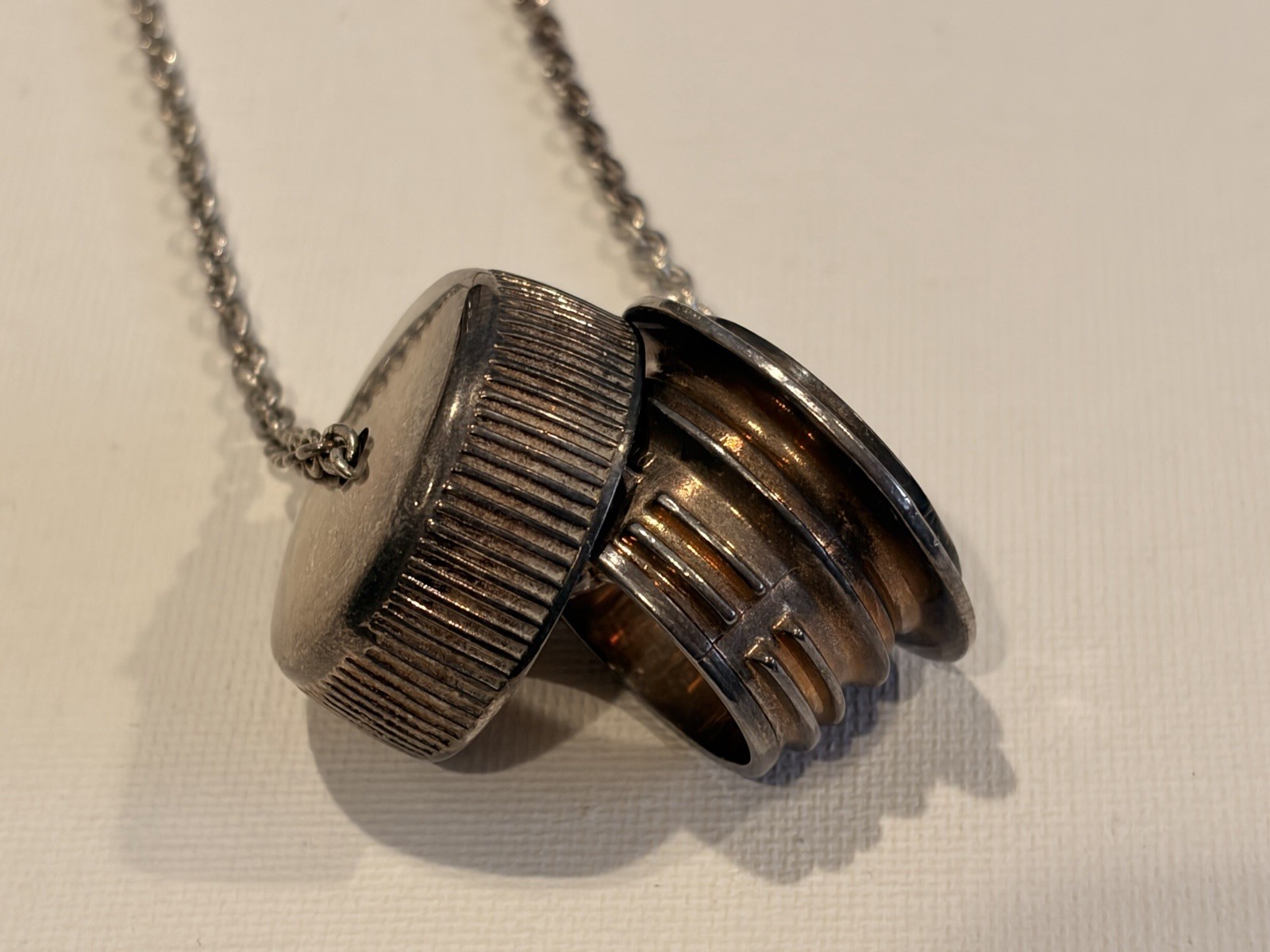 Maison Margiela Line 11 Unisex Silver Chain Bottle Cap Replica Pendant Necklace