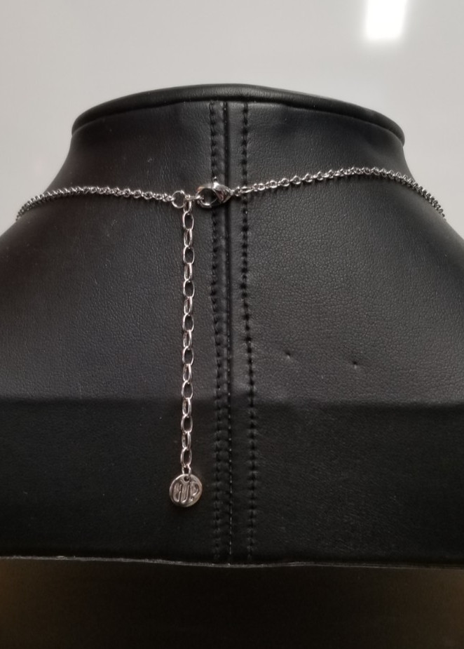 Bomb Party Pink Cubic Zirconia Halo Pendant Rhodium Plated Necklace 18″+2.5″
