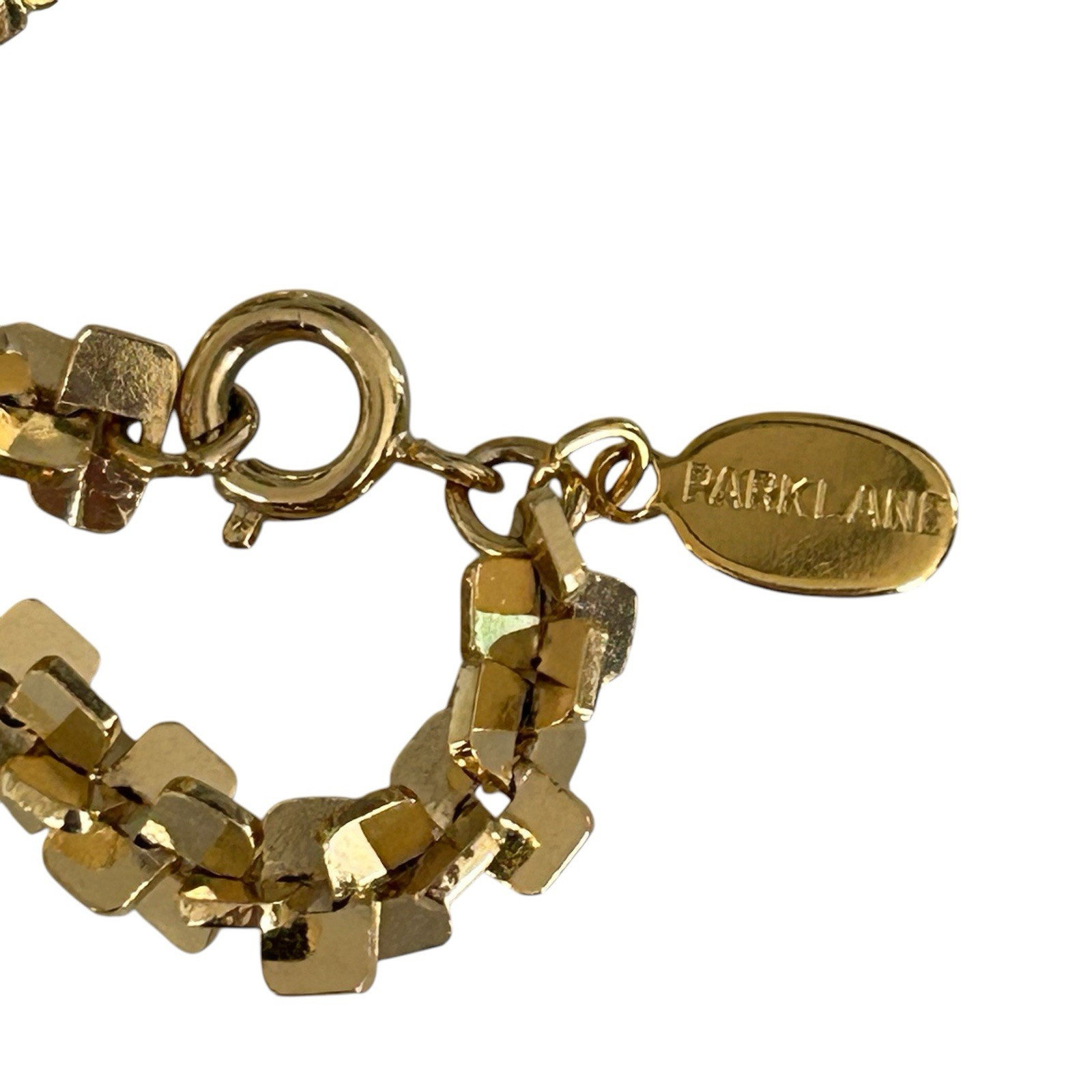 Vintage Park Lane Gold Tone Margarita Links 14″ Necklace