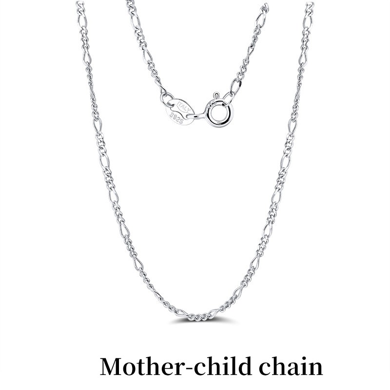 925 Silver Plated Chain Necklace, Multi-Style, Lengths, Layering, Gift for Women