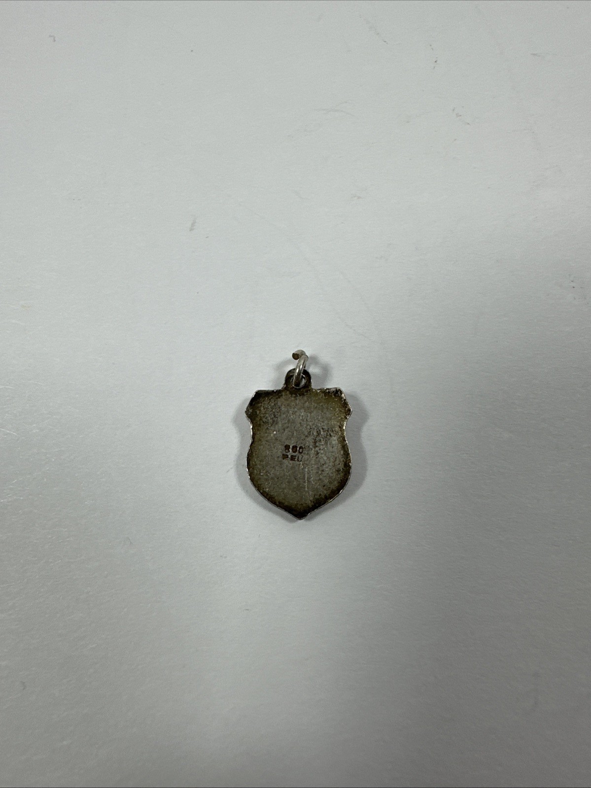 Mainz Germany 800 Silver Enamel Shield Travel Souvenir Charm Fritz REU