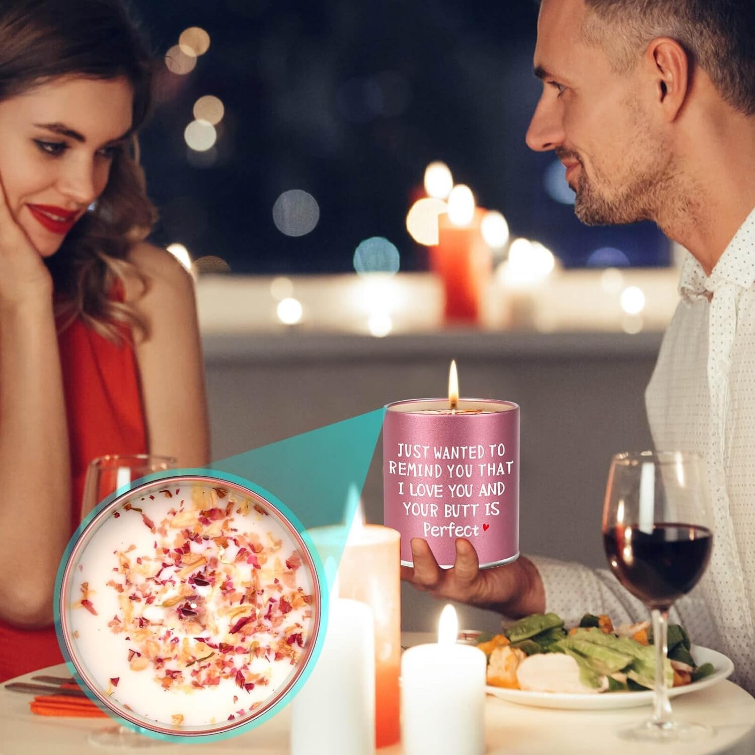 Valentines Day Gifts for Her,Wife Candle Gifts for Her Women Girlfriend,Annivers