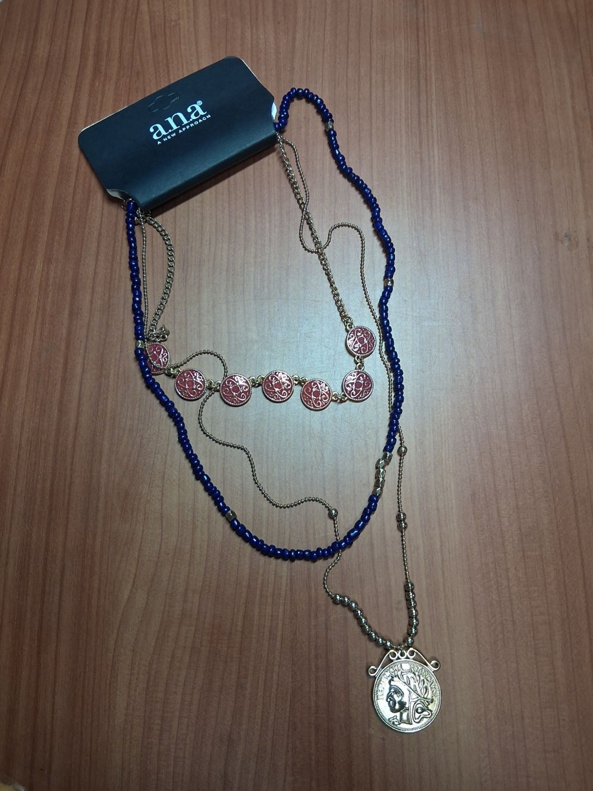 NWT A.N.A. Layered Necklace Boho Business Casual Y2K Office Preppy AF3