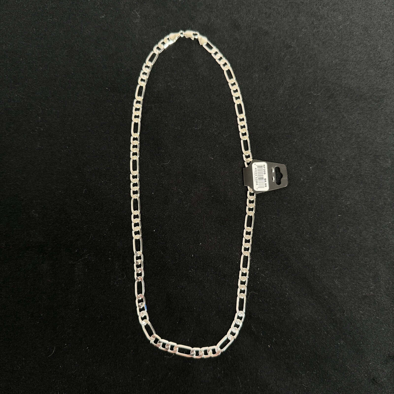 14K White Gold Plated 20″ Chain Necklace Fashion Jewelry Unisex