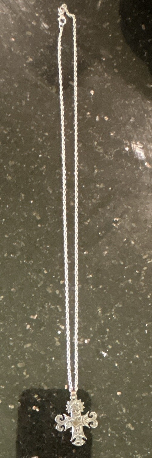 James Avery Sterling Silver 925 Cross and Chain