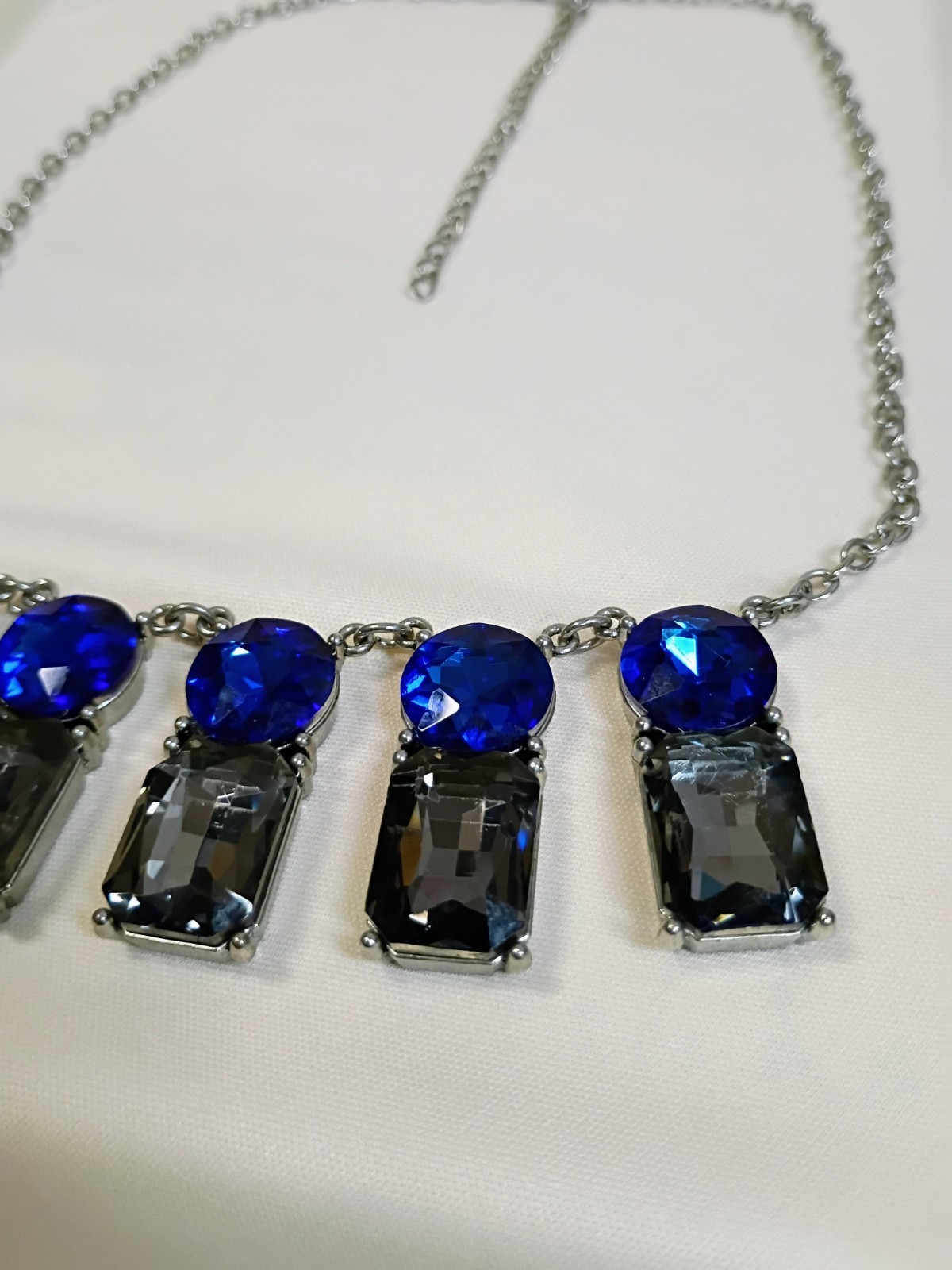 Paparazzi Colbalt Blue & Smokey Gray Necklace