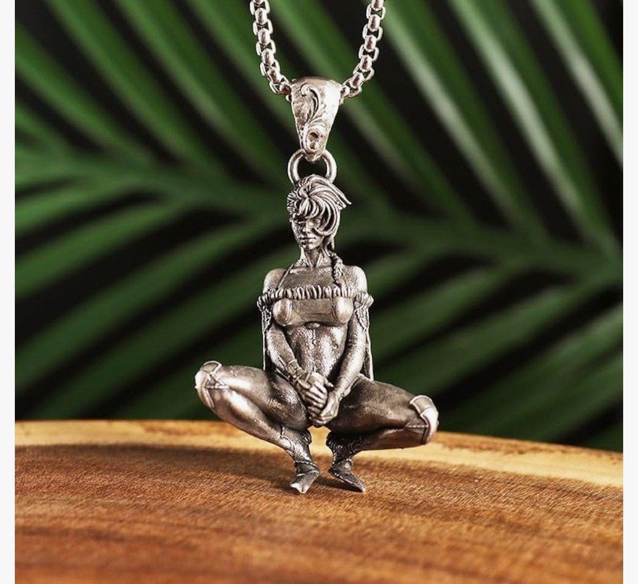 Sexy Mechanical Angel Double Wings Men Women Goddess Pendant Necklace Jewellery