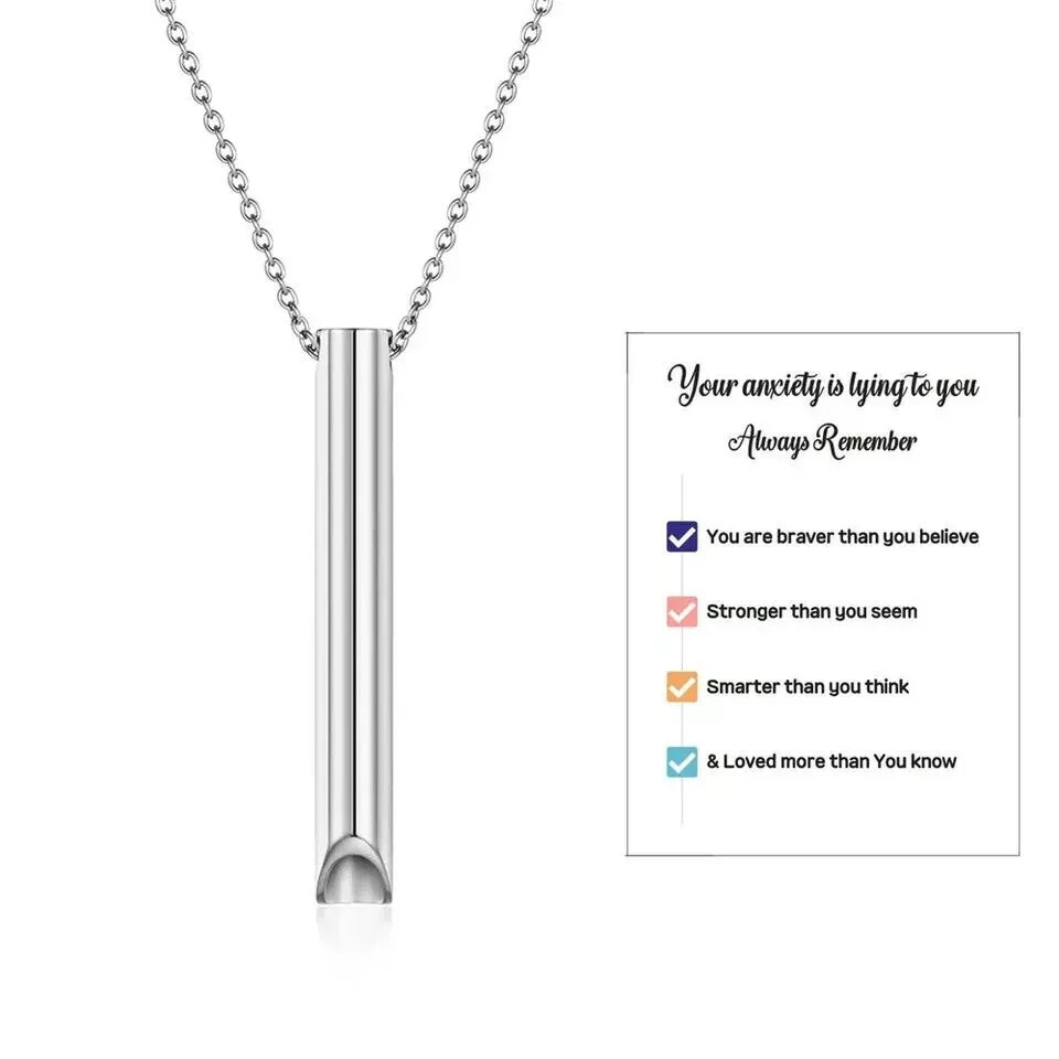 Breathing Necklace for Anxiety Relief Relieve Your Mental Fatigue Quit Smoking