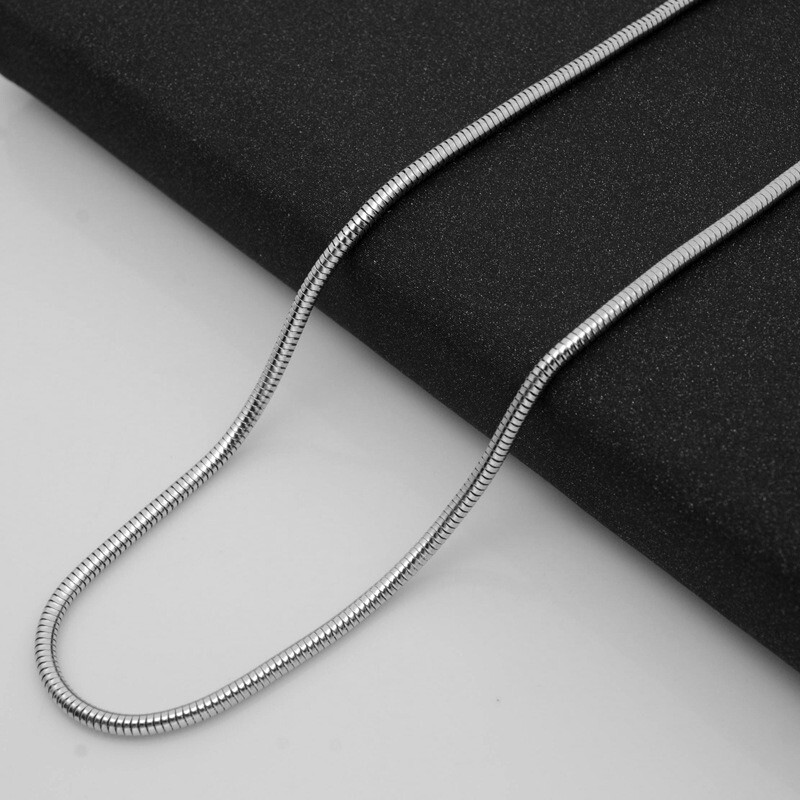 Wholesale Stainless Steel Silver Gold Classic Snake Chain Necklace 1mm-3mm NEW