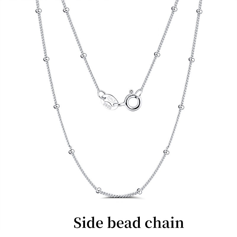 925 Silver Plated Chain Necklace, Multi-Style, Lengths, Layering, Gift for Women