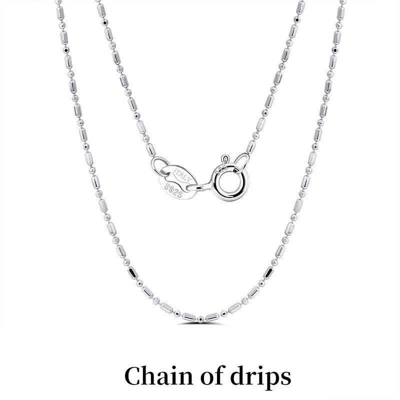 925 Silver Plated Chain Necklace, Multi-Style, Lengths, Layering, Gift for Women