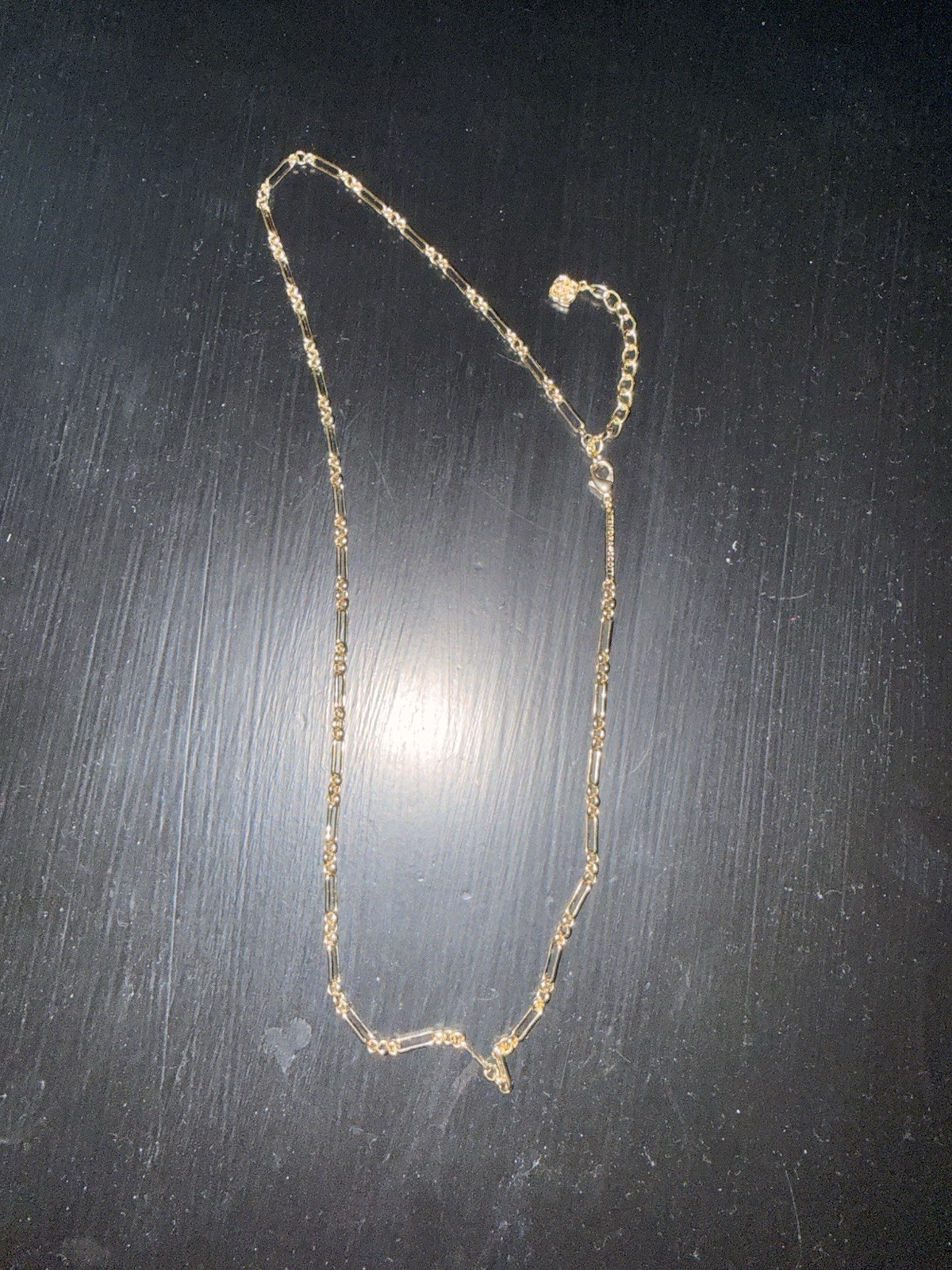 Kendra Scott Link Gold Necklace With Dust Bag