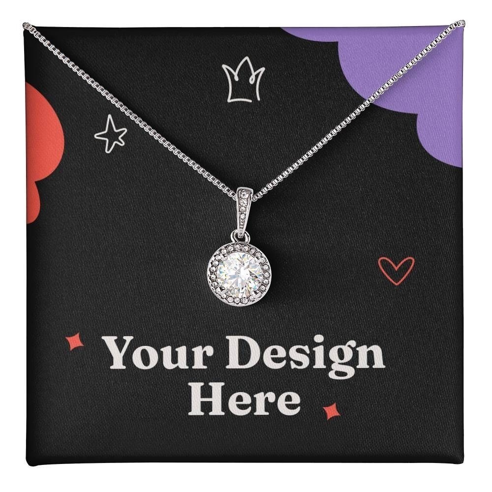 Necklace 14k White Gold Finish Over Stainless Steel Eternal Hope BRAND NEW