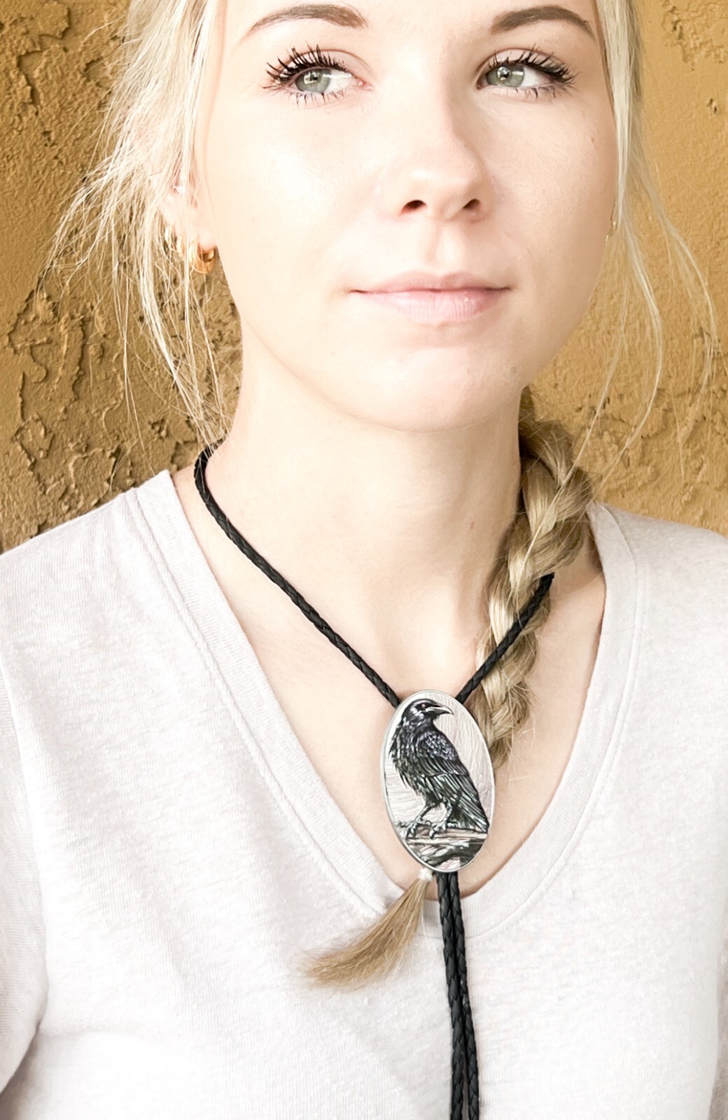 Bolo Tie Raven
