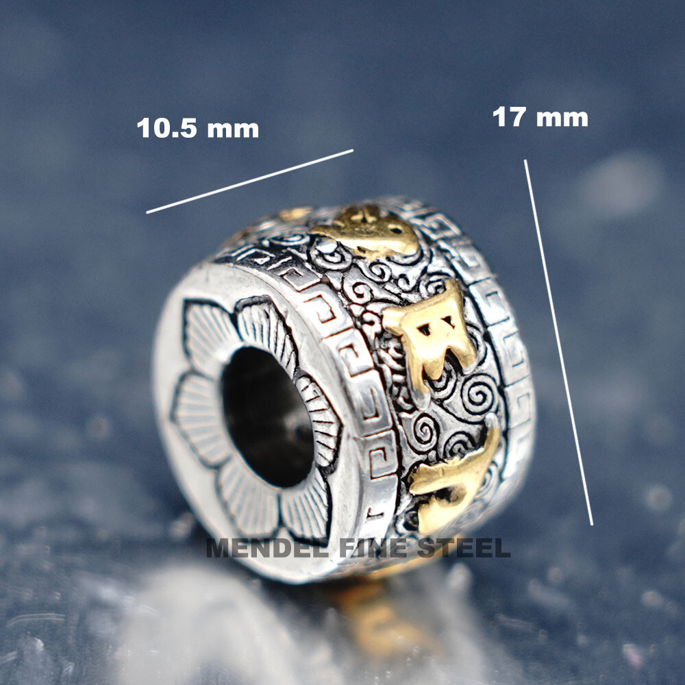 MENDEL Mens Womens Tibetan Buddhist Lucky Protection Amulet Pendant Necklace Men