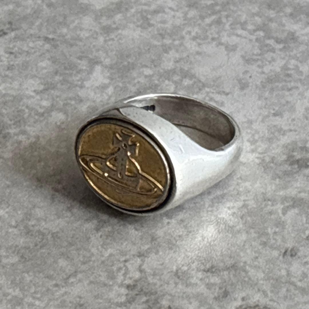 Vivienne Westwood Rare Early Stamp Ring No. 18 Vintage